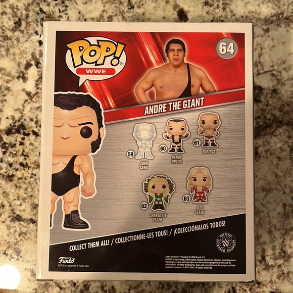 Andre the giant pop WWE #64 funko pop - Picture 6 of 6